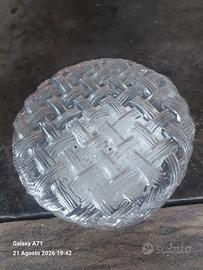 plafoniera com vetro intrecciato diametro 24 cm 