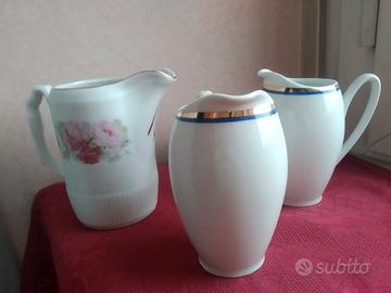 Lattiere in porcellana di marca