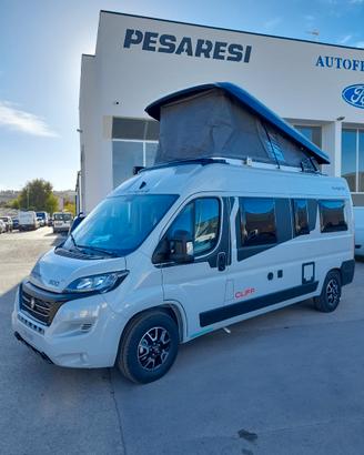 Camper sunlight cliff 600 rt tetto soffietto