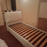 Letto singolo con imbottitura