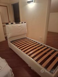 Letto singolo con imbottitura
