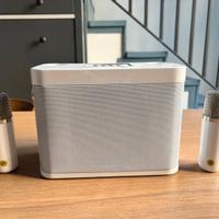 Cassa Karaoke Bluetooth completa di due microfoni
