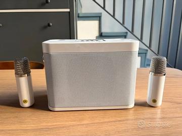 Cassa Karaoke Bluetooth completa di due microfoni