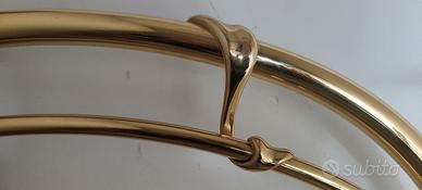 Letto singolo Lipparini in ottone