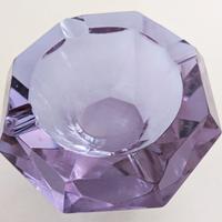 POSACENRE OTTAGONALE IN CRISTALLO