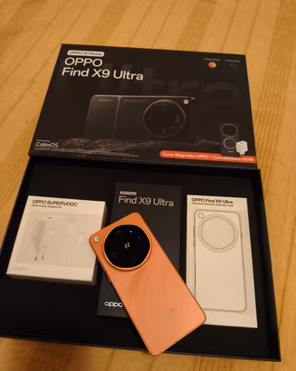 Oppo find x9 Ultra Orange da 512gb nuovissimo 
