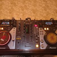 Consolle DJ completa Pioneer + casse