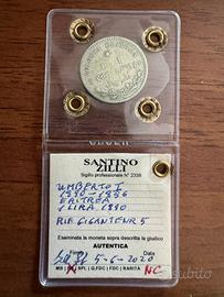 Moneta Umberto I 1 lira 1890 Eritrea