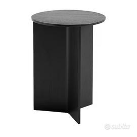 Tavolino Slit table HAY rovere tinto nero
