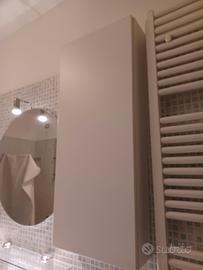 Mobiletto ikea   96x40x14 bianco bagno