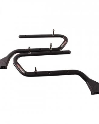 Coppia staffe bauletti laterali moto Nonfango Pack