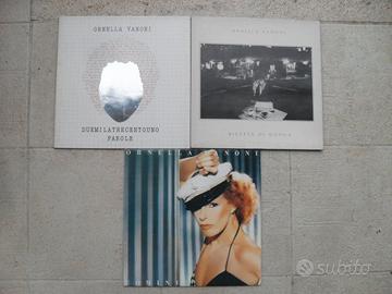 tre dischi LP 33 giri Ornella Vanoni