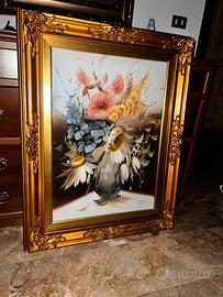 Dipinto ad Olio “Vaso di Fiori”