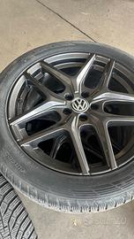 Cerchi in lega da 19 per vw tiguan 2018
