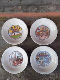 Piatti  n.4 Autogrill ceramica de Simone