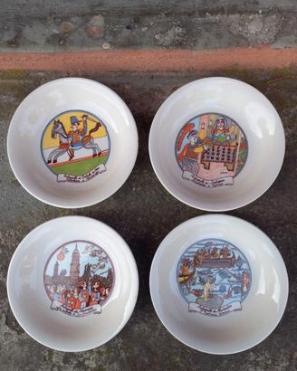 Piatti  n.4 Autogrill ceramica de Simone