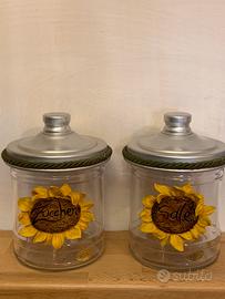 Barattoli zucchero e sale