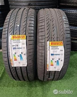 2 gomme 225 55 18 PIRELLI NUOVE 100% RIFN33