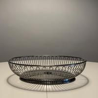 CESTINO PORTAPANE ACCIAIO INOX "ALESSI"