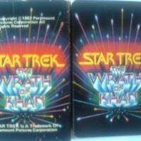 Rare carte poker da collezione Star Trek Khan 1982