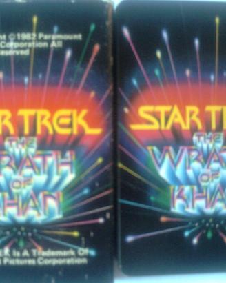 Rare carte poker da collezione Star Trek Khan 1982