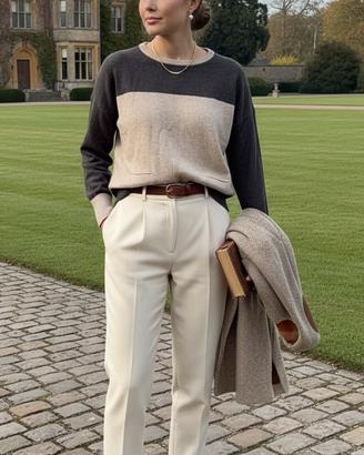 Maglione I AM Lana Angora e Cashmere Oldmoney