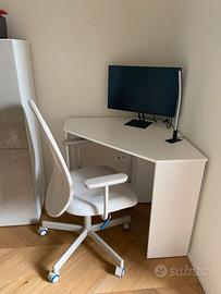 Postazione smart working scrivania + sedia