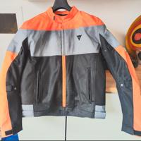 Giacca moto Dainese  Air Tex nero grigio arancio