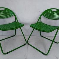 sedie richiudibili design anni 70..
