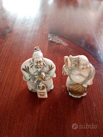 Statuette giapponesi in resina da collezione