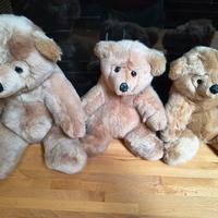 peluche mamma orso e 2 orsetti 