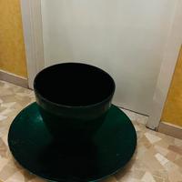 Vaso e sottovaso gigante
