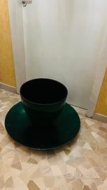Vaso e sottovaso gigante