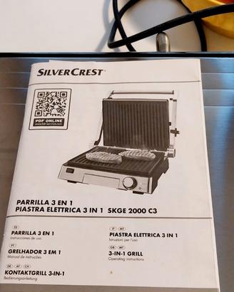 Griglia elettrica SilverCrest 3 in 1