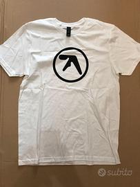 Aphex Twin logo white t-shirt