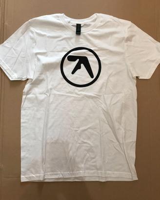Aphex Twin logo white t-shirt