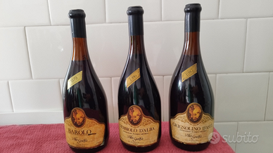 Barolo1979 Nebbiolo86 Grignolino87 Villa Guelfa