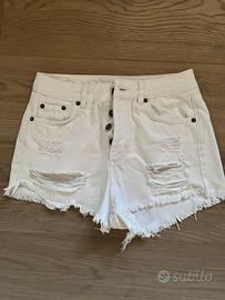 Shorts bianchi strappati Subdued – Taglia 25