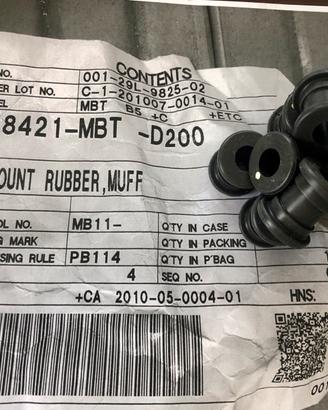 Honda Mount rubber