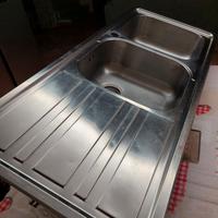 Lavello 2 vasche inox
