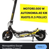 Monopattino Ducati Scrambler Cross-e Sport