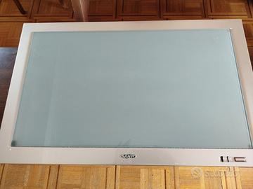 Schermo retro illuminato con vetro opaline