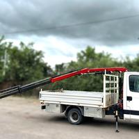 IVECO DAILY CASSONE FISSO E GRU IDRAULICA - 2 ASSI