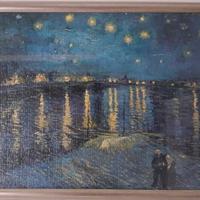 QUADRO: NOTTE STELLATA SUL RODANO - V. VAN GOGH