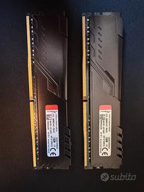 Kingston HyperX FURY DDR4 kit (2 × 4 GB)