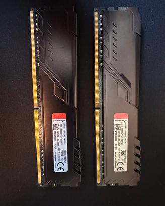 Kingston HyperX FURY DDR4 kit (2 × 4 GB)