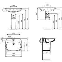 Lavabo Ideal Standart TESI T443301