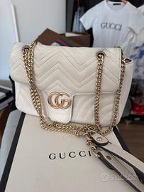 Borsetta/tracolla GG panna