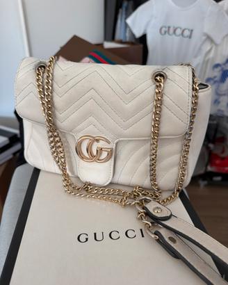 Borsetta/tracolla GG panna