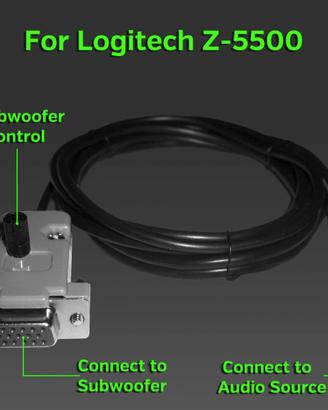Cavo Mod Bypass SubWoofer Logitech Z-5500 Z5500
